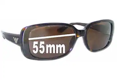 Emporio Armani EA9547/S Replacement Lenses 55mm wide 