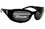 Sunglass Fix Lentes de Repuesto para Fendi FS 332 - 59mm Wide 