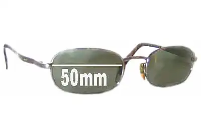 Giorgio Armani GA 671 Replacement Lenses 50mm wide 