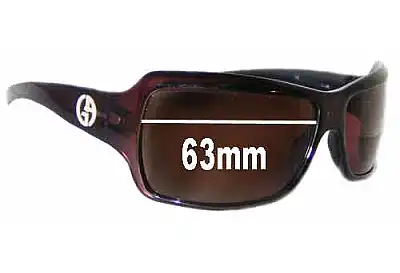 Giorgio Armani GA 209/S Replacement Lenses 63mm wide 