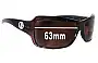 Sunglass Fix Ersatzgläser für Giorgio Armani GA 209/S - 63mm Wide 