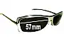 Sunglass Fix Lentes de Repuesto para Gucci GG2689/S - 57mm Wide 