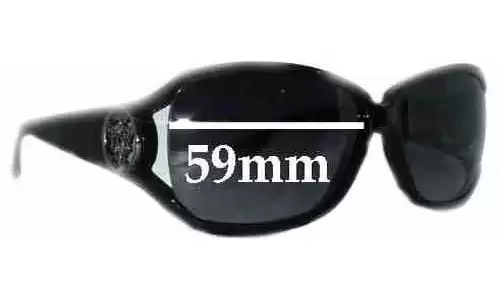 Sunglass Fix Lentilles de Remplacement pour Gucci GG3059/S - 59mm Wide 