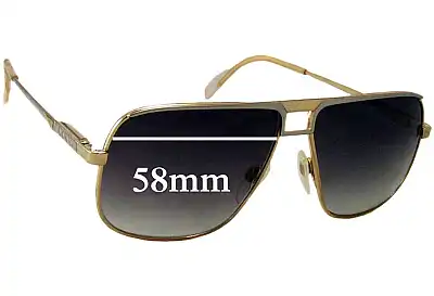 Gucci Unknown Model Replacement Lenses 58mm wide 