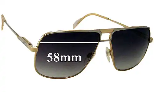 Sunglass Fix Ersatzgläser für Gucci Unknown Model - 58mm Wide 