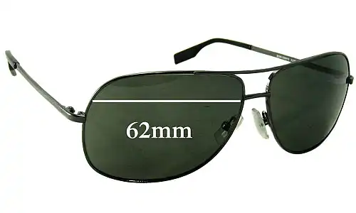 Sunglass Fix Replacement Lenses for Hugo Boss 0395/P/S - 62mm Wide 