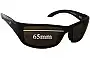 Sunglass Fix Ersatzgläser für Maui Jim MJ208 Canoe - 65mm Wide 