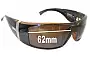 Sunglass Fix Replacement Lenses for Otis Cash - 62mm Wide 