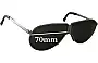 Carrera 5622 Replacement Lenses 70mm wide 
