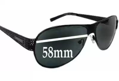 Prada SPR53I Replacement Lenses 58mm wide 