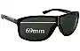 Sunglass Fix Replacement Lenses for Prada SPS08L - 69mm Wide 