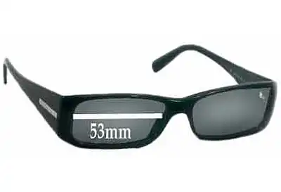 Prada VPR03G Ersatzgläser 53mm wide 