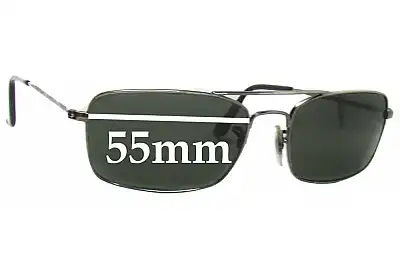 Ray-Ban RB3309 Ersatzgläser 55mm wide 