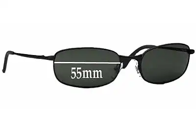 Ray-Ban RB3162 Sleek Replacement Lenses 55mm wide 
