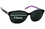 Sunglass Fix Replacement Lenses for Ralph Lauren RA 5128 - 55mm Wide 