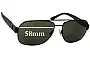 Sunglass Fix Verres de Remplacement pour Polo Polo PH 3064 - 58mm Wide 