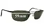 Sunglass Fix Replacement Lenses for Ray-Ban RB3132 - 59mm Wide 