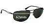 Sunglass Fix Verres de Remplacement pour Ray-Ban RB3490 - 62mm Wide 