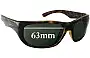 Sunglass Fix Replacement Lenses for Ray-Ban RB4177 - 63mm Wide 