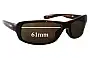 Sunglass Fix Lentes de Repuesto para Revo RE4064 Converge - 61mm Wide 