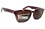 Sunglass Fix Replacement Lenses for Shuron Sidewinder - 50mm Wide 