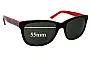 Sunglass Fix Replacement Lenses for Specsavers Sun Rx 108 - 55mm Wide 