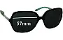 Sunglass Fix Ersatzgläser für Tiffany & Co TF 4072-B - 57mm Wide 
