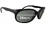 Sunglass Fix Lentes de Repuesto para Vuarnet Unknown Model - 42mm high - 58mm Wide 