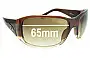 Sunglass Fix Replacement Lenses for Arnette High Roller AN4065 - 65mm Wide 