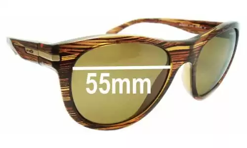 Sunglass Fix Lentilles de Remplacement pour Arnette Blowout AN4142 - 55mm Wide 