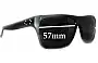 Sunglass Fix Ersatzgläser für Blinde Daddy - 57mm Wide 