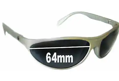 Bolle Anaconda Older Style Egg Shapped Ersatzgläser 64mm wide 