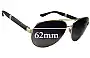 Sunglass Fix Replacement Lenses for Bvlgari 5025 - 62mm Wide 