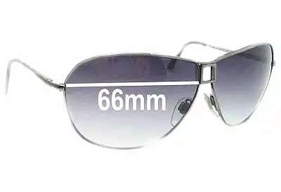 Bvlgari 551 Replacement Lenses 66mm wide 