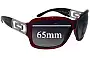 Sunglass Fix Replacement Lenses for Bvlgari 8022-B - 65mm Wide 