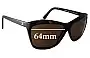 Sunglass Fix Lentes de Repuesto para Chanel 5153 - 64mm Wide 
