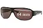 Sunglass Fix Replacement Lenses for Diesel DS0007 - 64mm Wide 