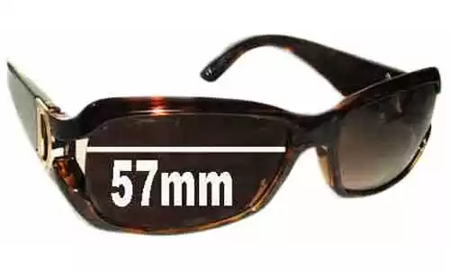 Sunglass Fix Lentilles de Remplacement pour Christian Dior Promenade 3 - 57mm Wide 