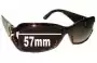 Sunglass Fix Lentilles de Remplacement pour Christian Dior Promenade 3 - 57mm Wide 