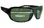Sunglass Fix Replacement Lenses for Dirty Dog Hammer - 66mm Wide 