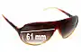 Sunglass Fix Replacement Lenses for Dirty Dog Hoodwink - 61mm Wide 