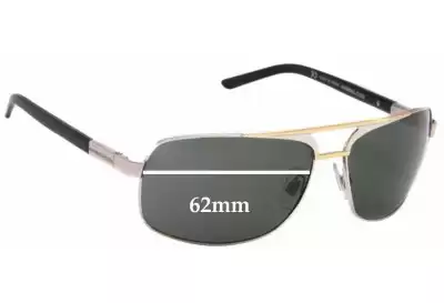 Dolce & Gabbana DG2049 Replacement Lenses 62mm wide 