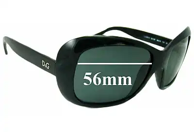 Dolce & Gabbana DG8074 Lentes de Repuesto 56mm wide 