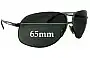 Sunglass Fix Verres de Remplacement pour Dolce & Gabbana DG2023 - 65mm Wide 