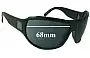 Sunglass Fix Replacement Lenses for Gucci GG1562/S - 68mm Wide 