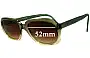 Sunglass Fix Replacement Lenses for Martin Wells Saturn 2000 - 52mm Wide 