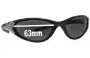 Sunglass Fix Lentes de Repuesto para Nike EV0240 Roll - 63mm Wide 