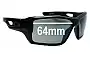 Sunglass Fix Verres de Remplacement pour Oakley Eye Patch 2 OO9136 - 64mm Wide 
