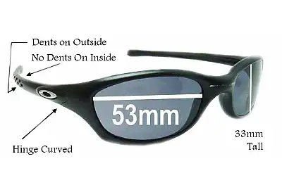 Oakley Fives 2.0 Replacement Lenses 53mm wide 
