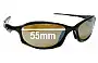 Sunglass Fix Lentes de Repuesto para Oakley Hatchet - 55mm Wide 